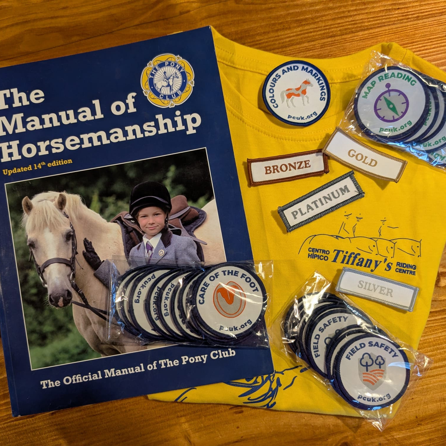 Kids preparing for pony club in Lagos, Algarve